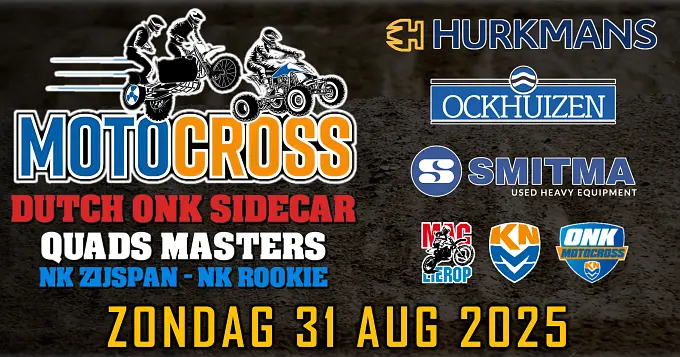 ONK Sidecar & Quad Masters Lierop: zondag 31 augustus