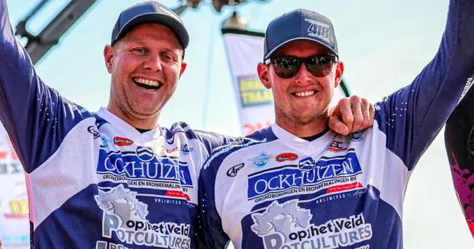 Thuisrijders Stephan Wijers & Han van Hal aan de start in Lierop