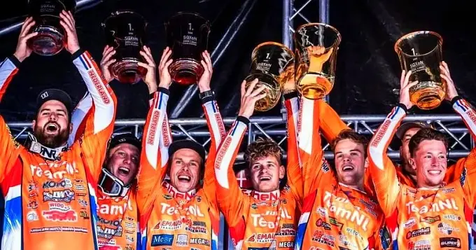 Kers op de taart voor Han van Hal: TeamNL wint Sidecar of Nations 2024